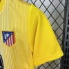 25/26 Kids Atletico Madrid Goalkeeper Yellow Soccer Jersey