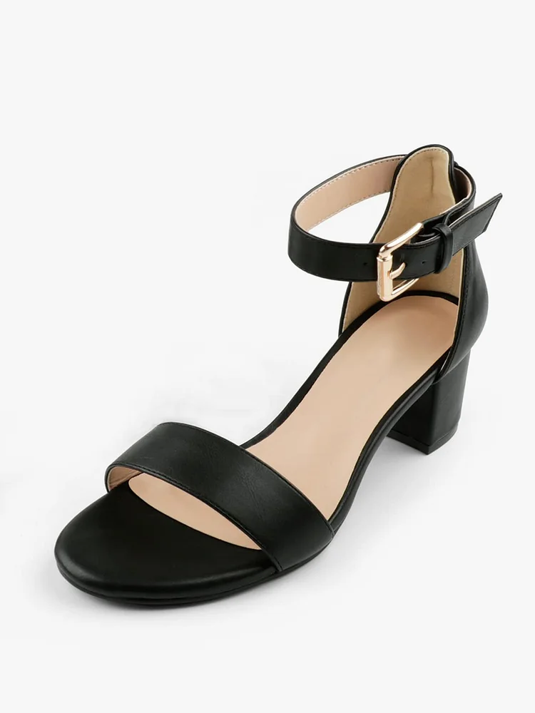 50mm Women's Classic Kitten Heels  Open Toe Daily Pumps Party Sandals