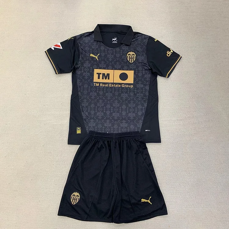 24/25 Valencia Away Jersey - Kids Kit