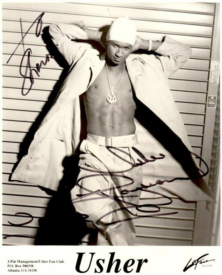 USHER Signed Photo Poster paintinggraph - Soul / R&B / Pop / Hip-Hop / Dance Singer - preprint