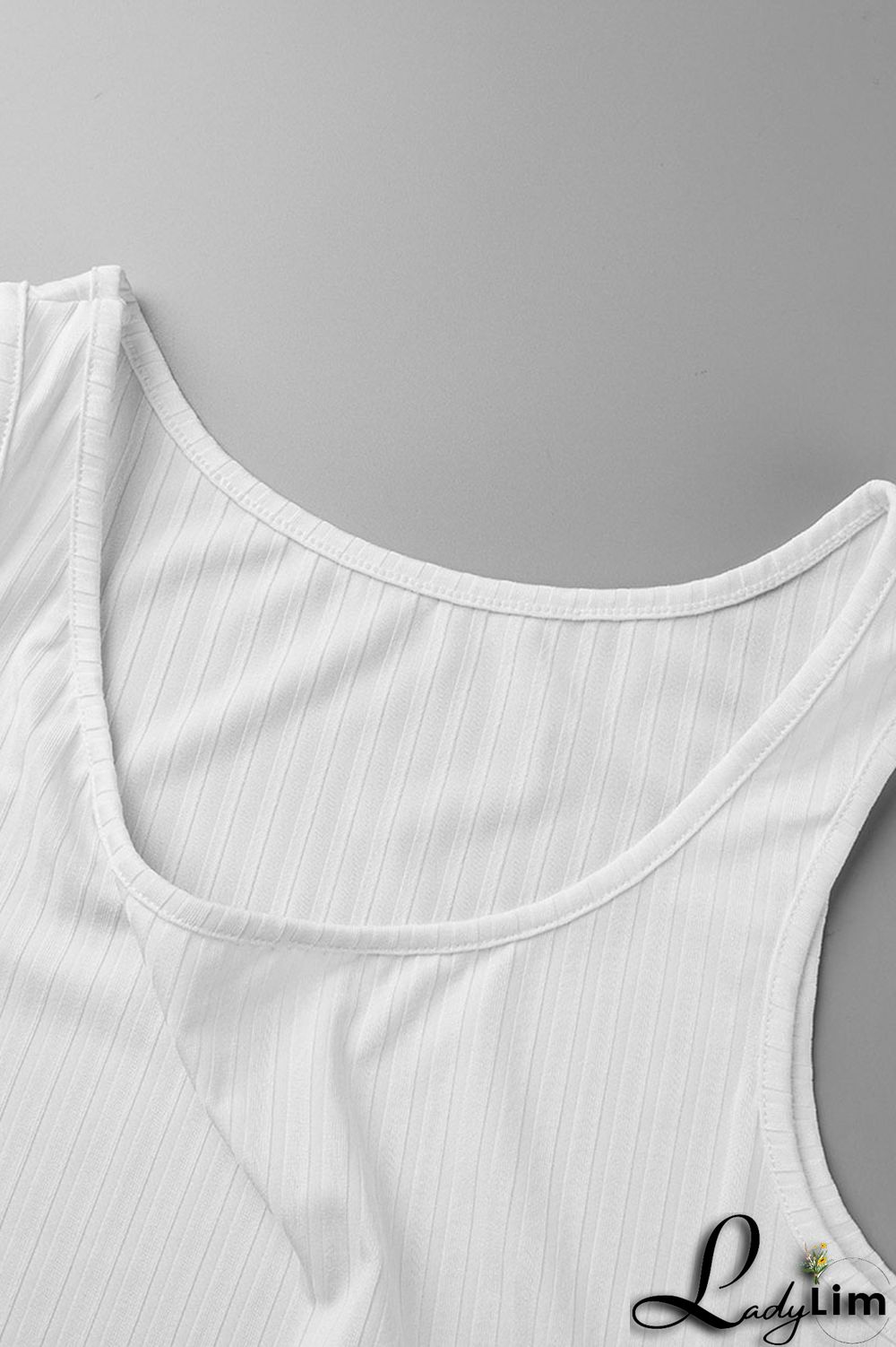 Black Casual Solid Patchwork U Neck Sleeveless Three Pieces