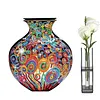 Gras-DIY, k&uuml;nstlerische Vase, Desktop, Diamantkunstkit, doppelseitiger Bohrer, Wohnaccessoire
