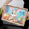 >SALE<Diamond Painting Nesting Food Trays with Handle for Serving Food (Easter Bunny)