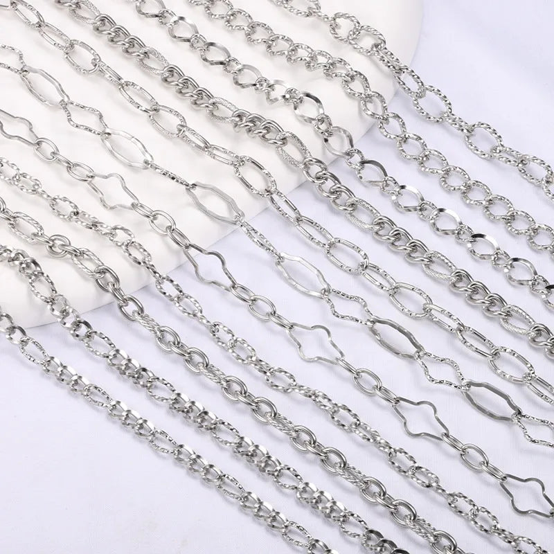 1 Piece 304 Stainless Steel 1m 5.5mm*1m Jewelry Accessories