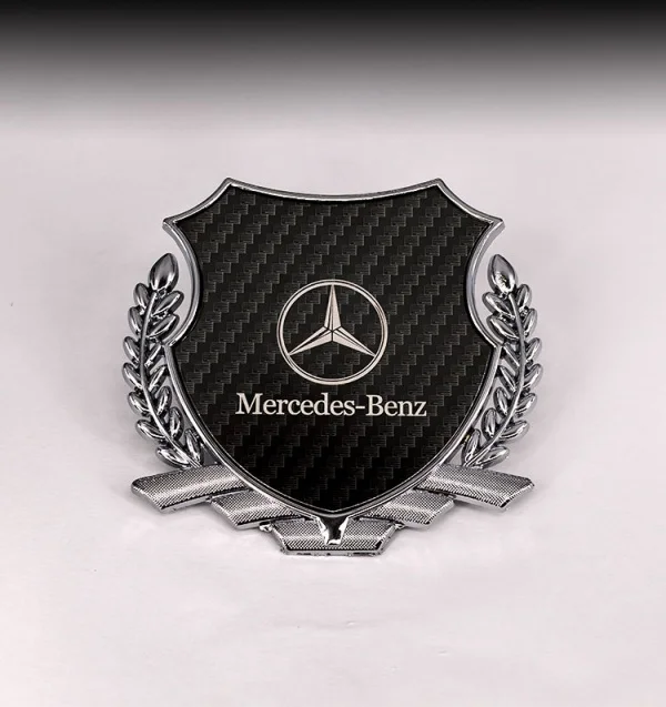 Car Metal Mirror Decorative Car Sticker Wheat Ear