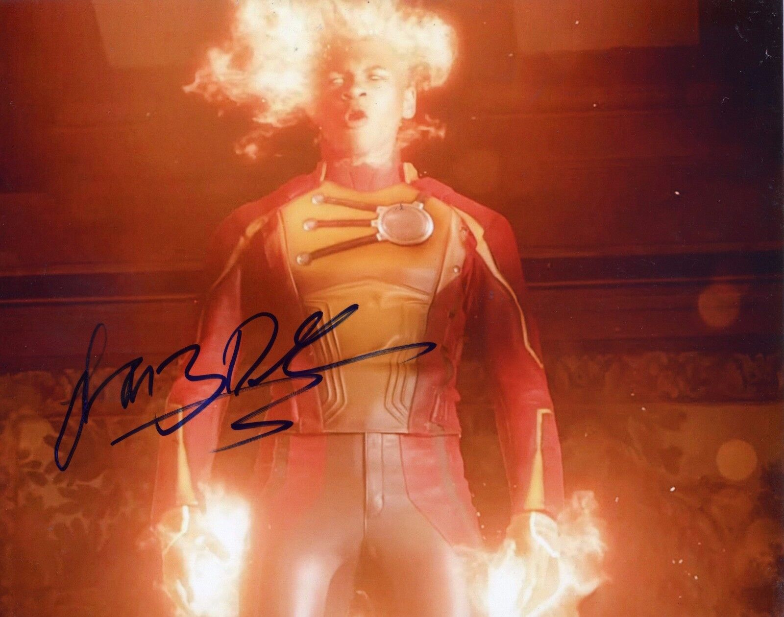 ~~ FRANZ DRAMEH Authentic Hand-Signed LEGENDS OF TOMORROW~FIRESTORM