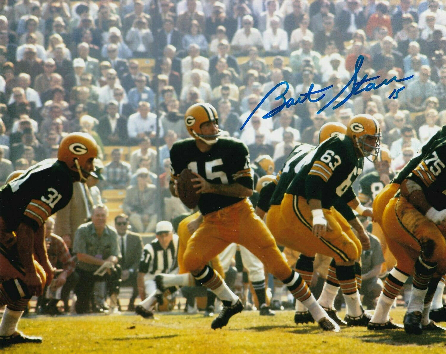 Bart Starr Autographed Signed 8x10 Photo Poster painting Packers HOF REPRINT ,