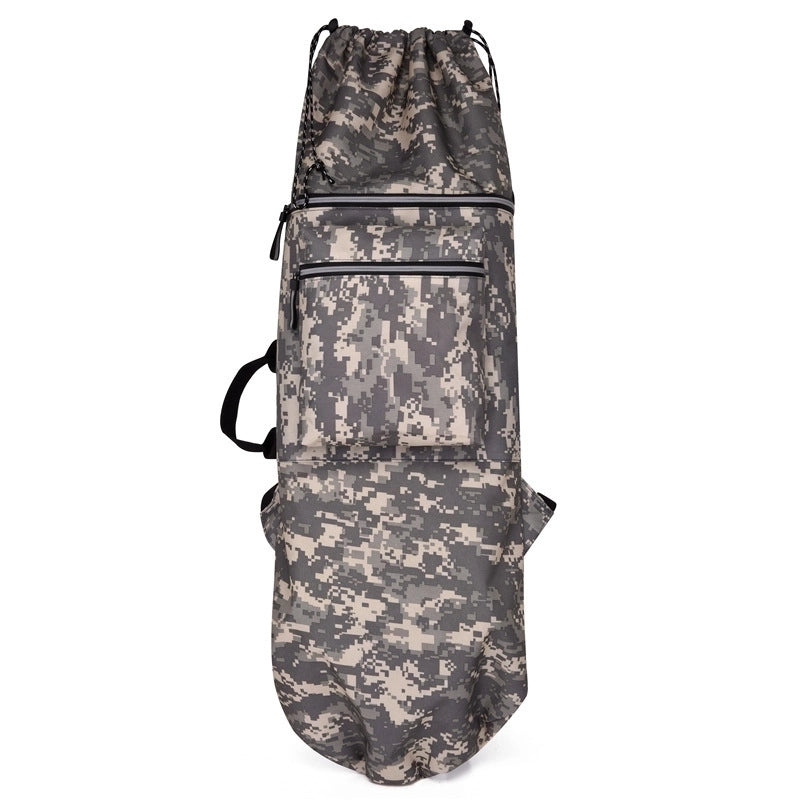 Waterproof 45 Inches Solid Color Camouflage Outdoor Drawstring Backpack