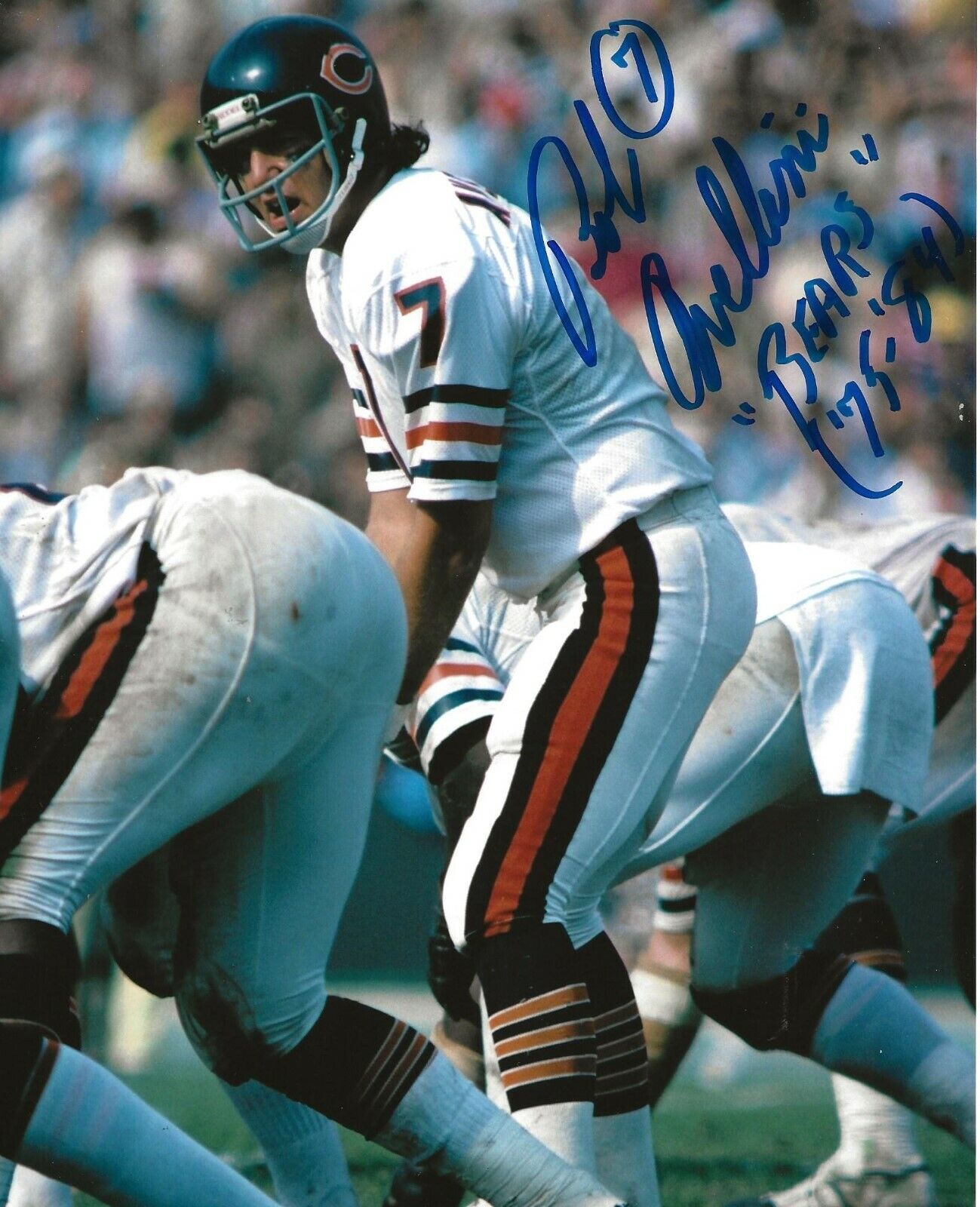 Bob Avellini signed Chicago Bears 8x10 Photo Poster painting autographed 3