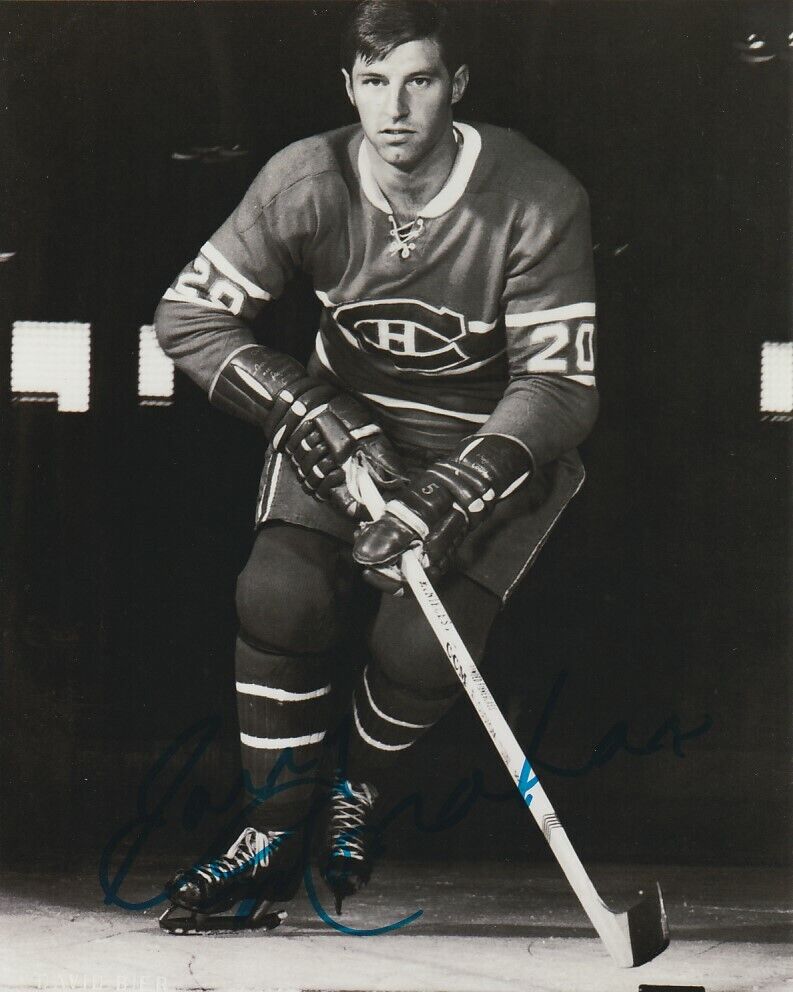 VINTAGE GARRY MONAHAN SIGNED MONTREAL CANADIENS 8x10 Photo Poster painting #1 Autograph PROOF!