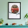 Owl-14CT Stamped Cross Stitch Kit(22*19cm)