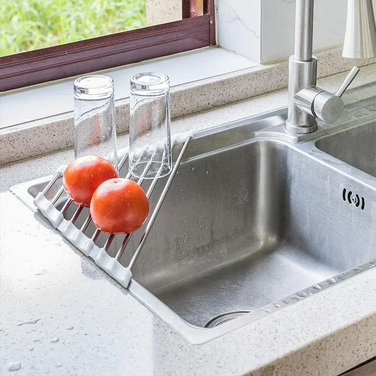 Triangle Roll Up Dish Drying Rack | 168DEAL