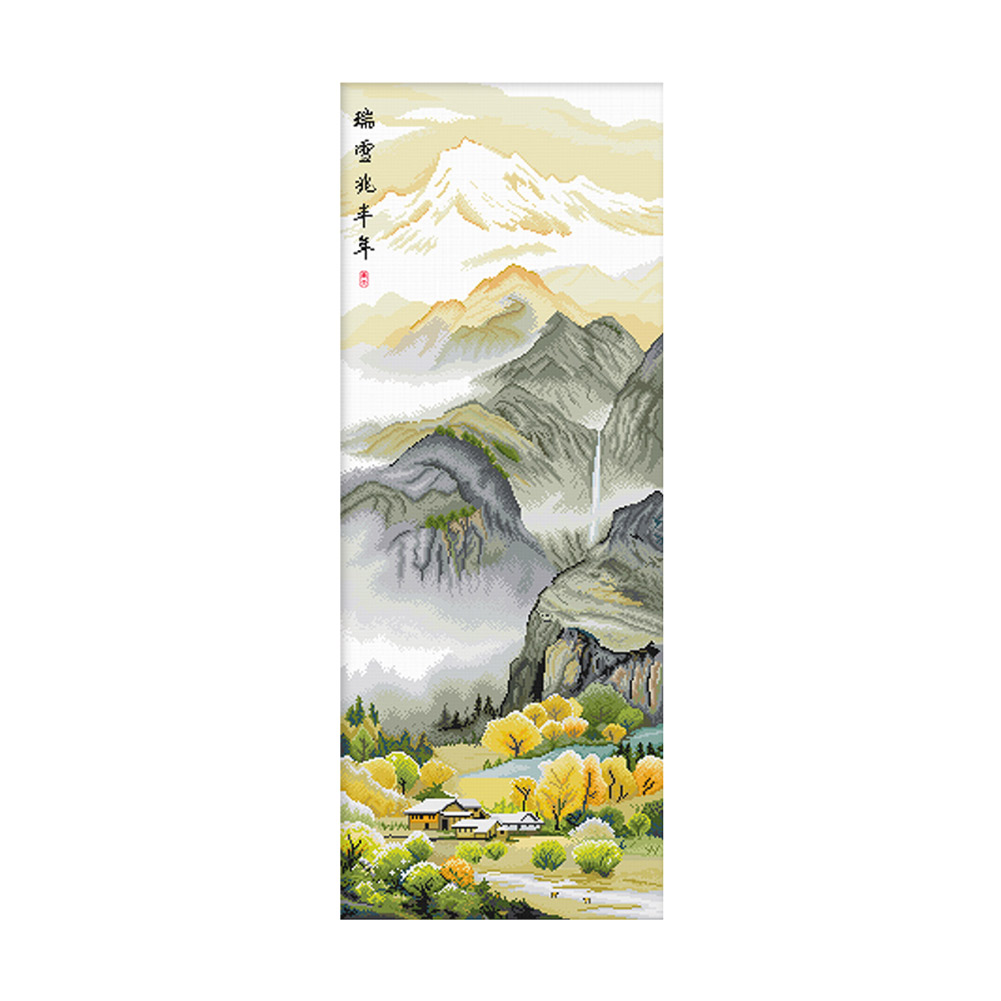 

Winter - 11CT Stamped Cross Stitch - 115*50CM (Big Size), 501 Original