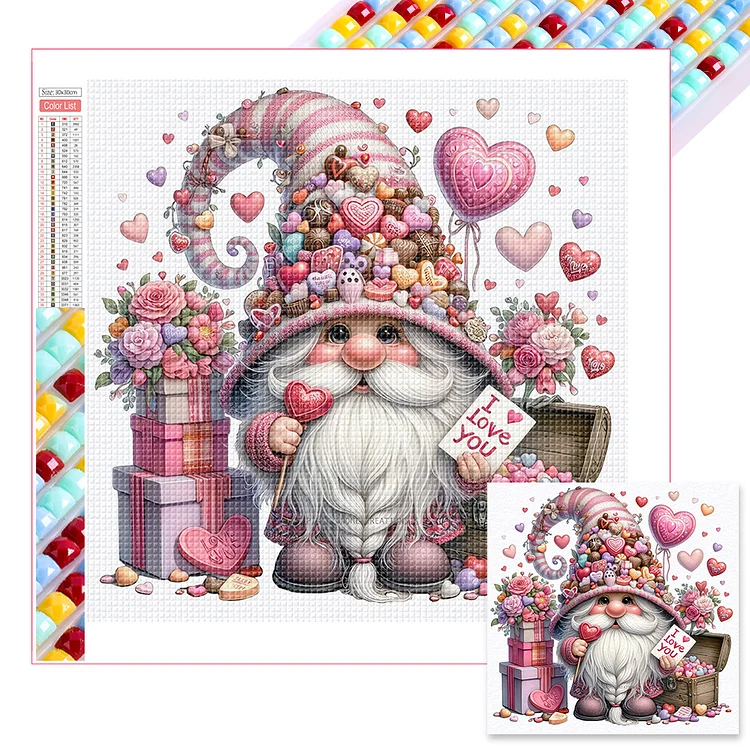 Valentine'S Day Goblins 30*30CM (Canvas) Full Square Drill Diamond Painting gbfke