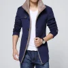 Men's Winter New Stand Collar Wool Jacket