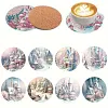 8pcs DIY Diamond Painting Coaster Kit - House