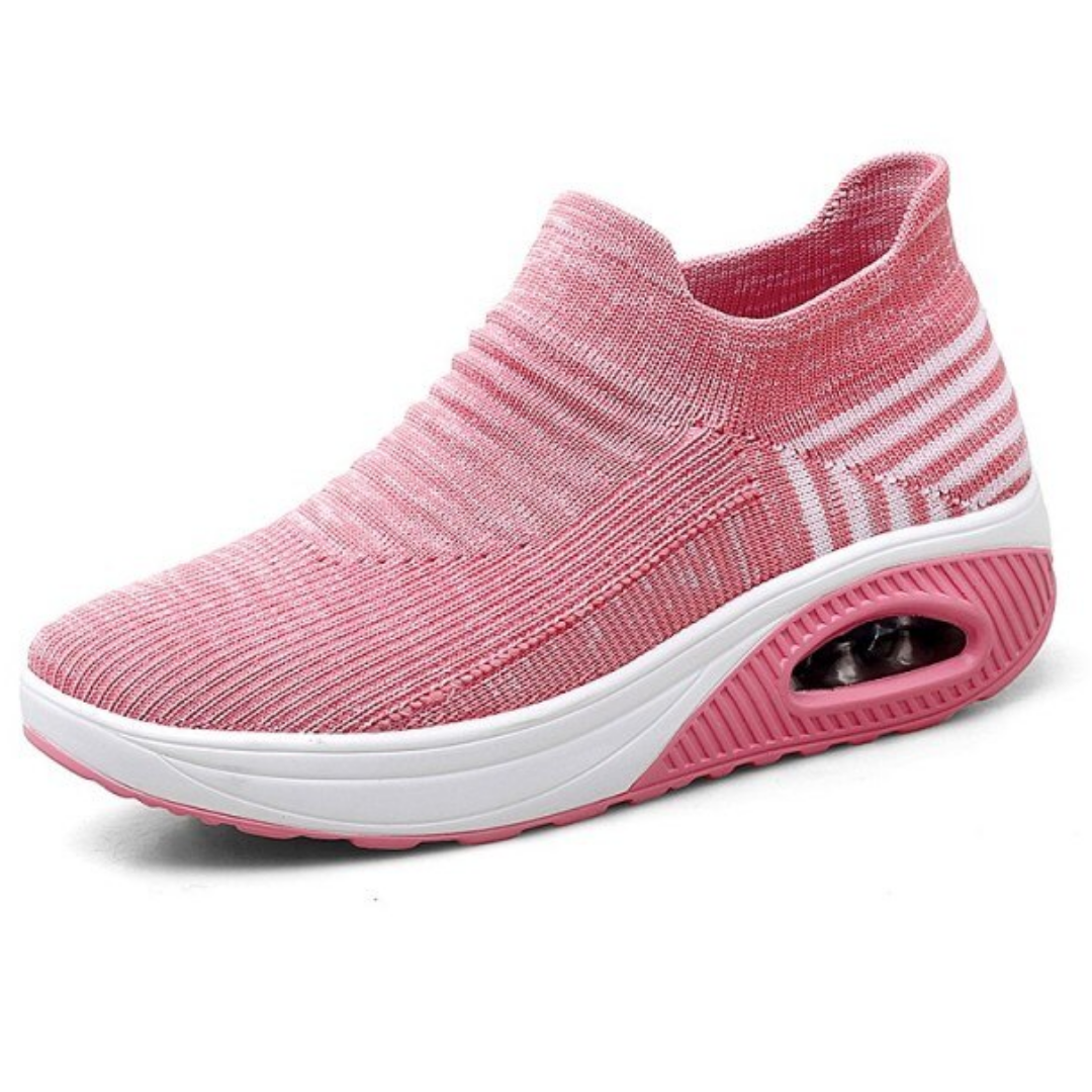 Alkin Women's Platform Sneakers Shoes Breathable Air Mesh