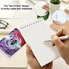 2 Pack Swan DIY Diamond Art Spiral Notebook Kit 80 Pages No Lines