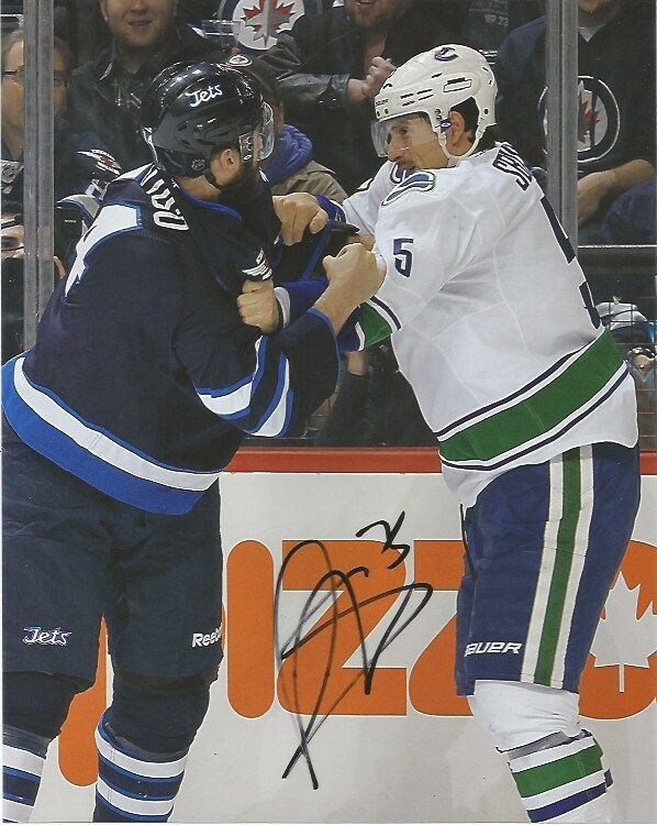 Vancouver Canucks Luca Sbisa Autographed Signed 8x10 NHL Photo Poster painting COA