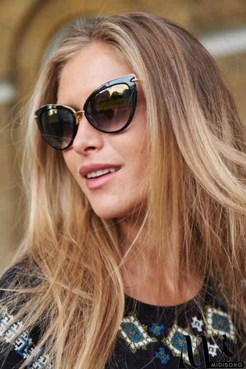 MidiSono - Dita Khaki Heartbreaker Sunglasses