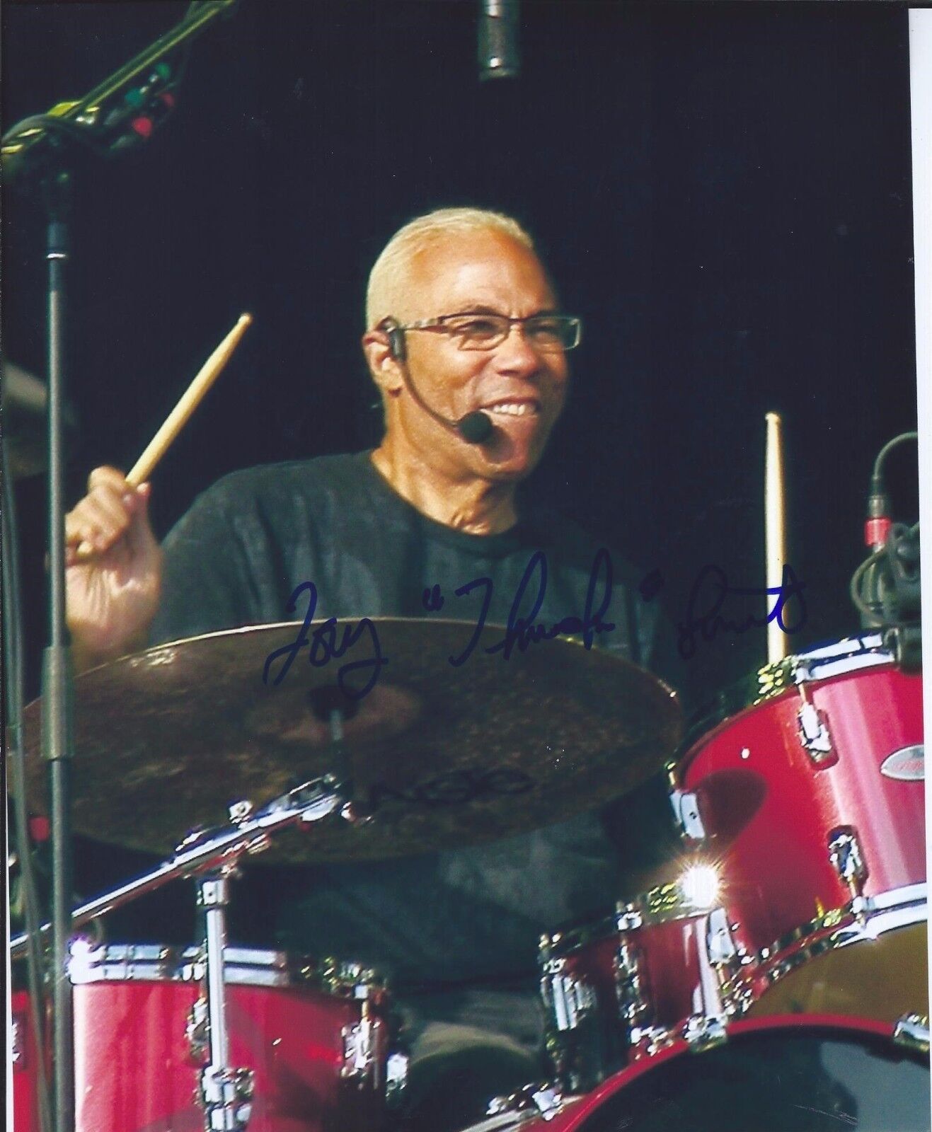 Tony Thunder Smith Signed Autographed 8x10 Photo Poster painting Drummer for Lou Reed