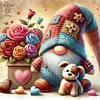 Diamond Painting -DIY Round Drill Fabric Goblin(40x40cm)