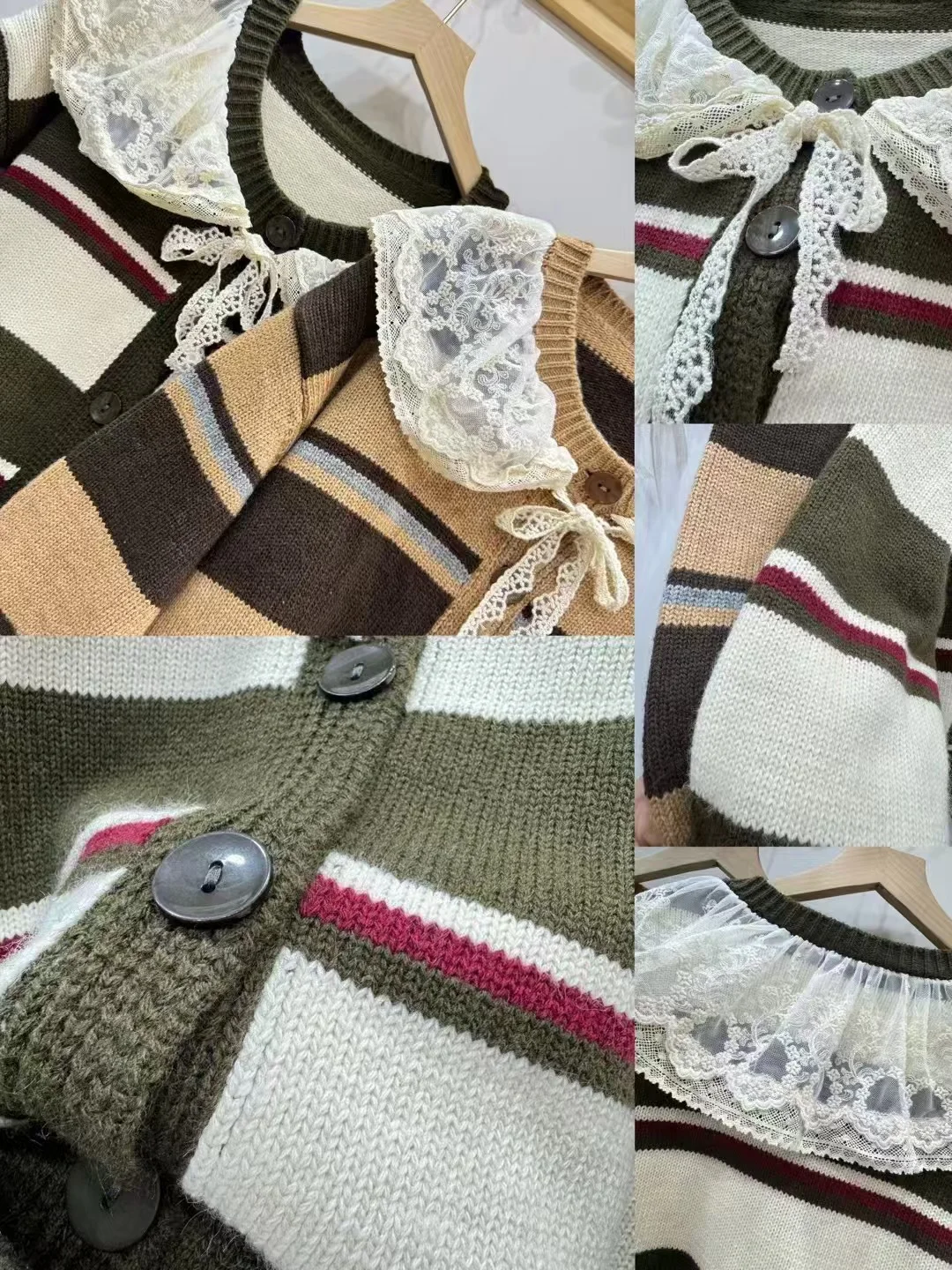 Chicfifth Sweater Women Winter Long Sleeve High Quality Autumn Vintage Top Knitted Cardigan