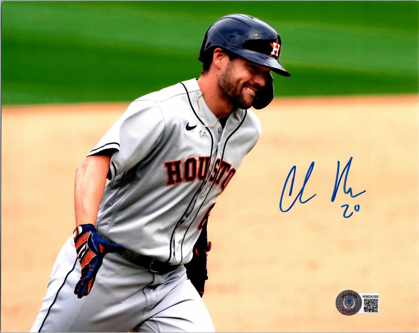 Chas McCormick Signed 8x10 Photo Poster painting MLB Autographed Houston Astros BECKETT