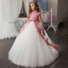 Kid Girl Lace Princess Party Wedding Dress