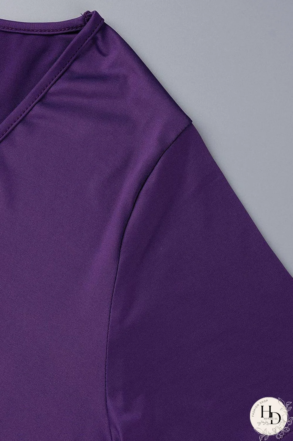 Pink Fashion Casual Plus Size Solid Patchwork V Neck Short Sleeve Dress