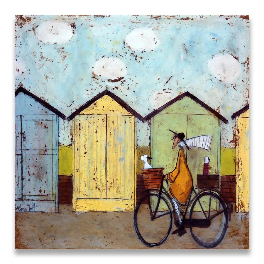 Landscape Love Dogs Pet Canvas Wall Art Paintings Posters and Prints Pictures Living Room Home Decor Vintage Nordic Abstract