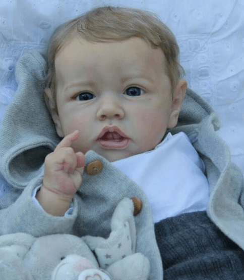 Cute Little Mini Full Silicone Reborns 12'' Life Like Reborn Baby Doll Girl Dunn by Creativegiftss® 2023 -Creativegiftss® - [product_tag] Creativegiftss®