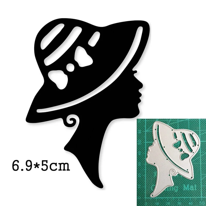 2021 New Craft Dies Africa Woman Metal Cutting Dies Cut Die Mold Decoration Scrapbook Dies Knife Mould Blade Punch Stencils Dies