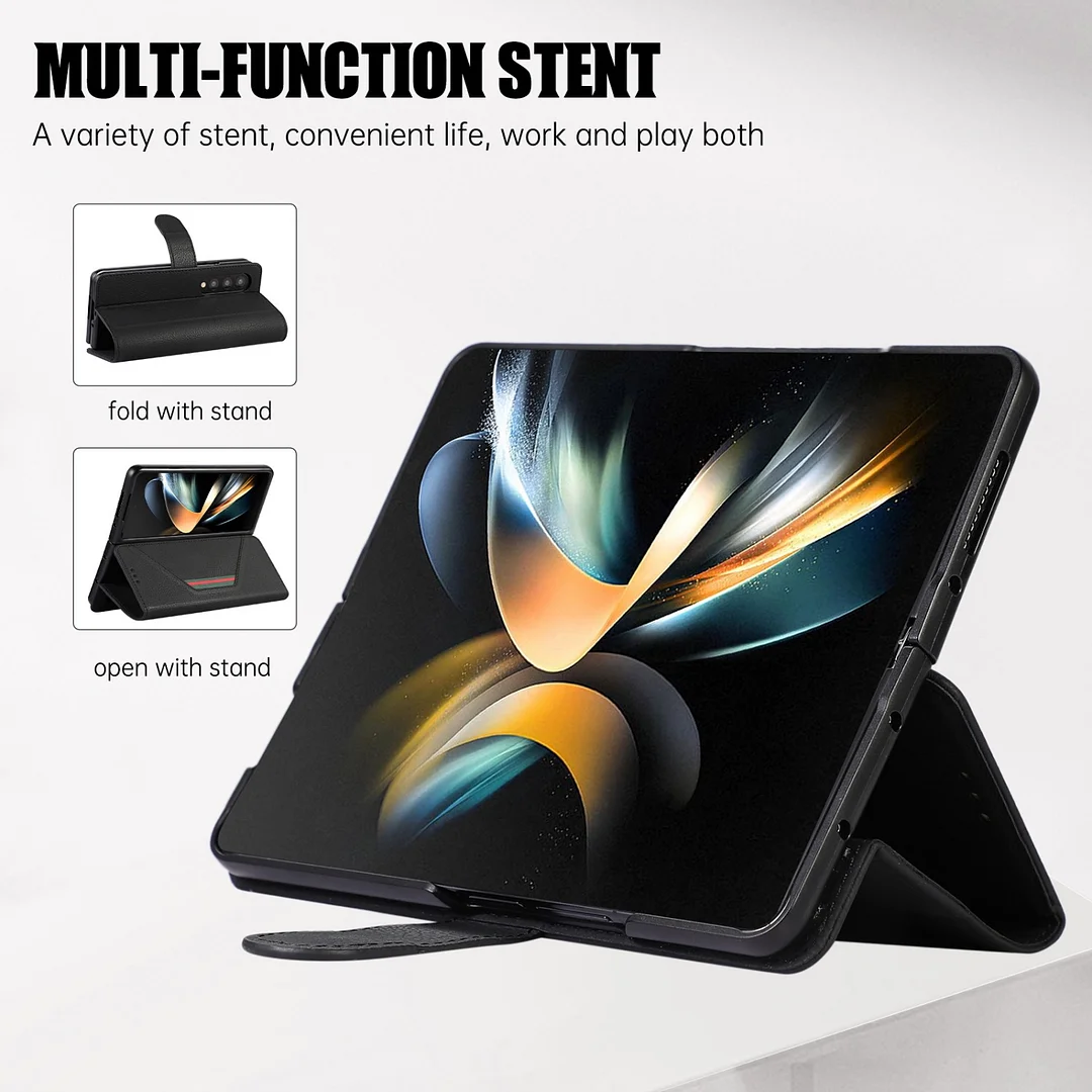 Suitable for Samsung Z Fold5/4 mobile phone case flip leather case