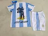 Joyfball 2025 Kids Size Argentina Messi Commemorative Edition Football Shirt