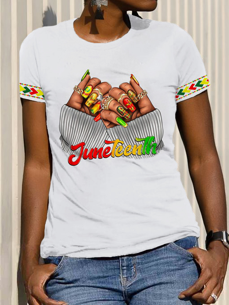 Juneteenth 1865 Freedom Day Short Sleeve T Shirt wearshes