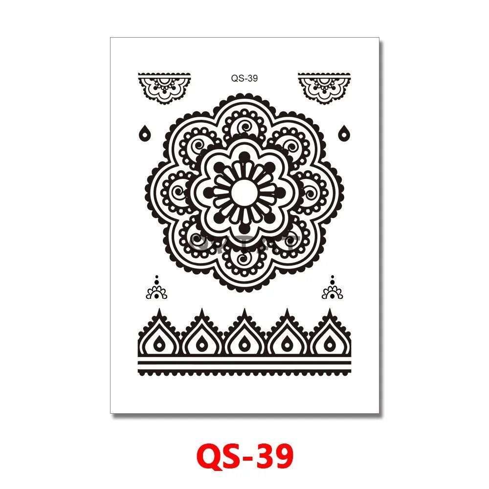 Waterproof Temporary Tattoo Femme Sticker Folower Rose Letter Fake Tatto Hand Back Tatoo Stickers Women Men Body Art Ogreish
