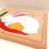 Origin Village Woody Puzzle Ohara-so Wooden Toy Wooden Puzzle Rabbit Puzzle
