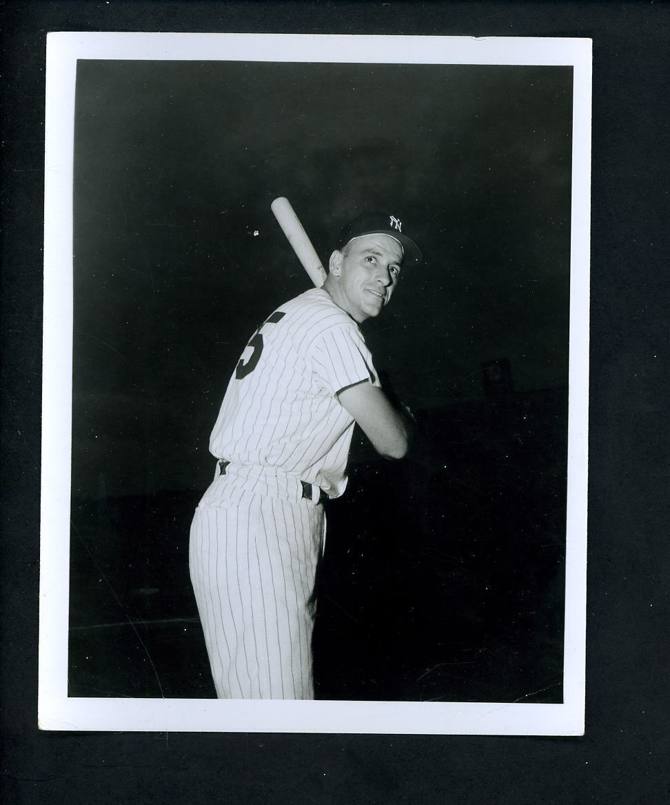 Dale Long 1960 Type I Louis Requena Press Original Photo Poster painting New York Yankees