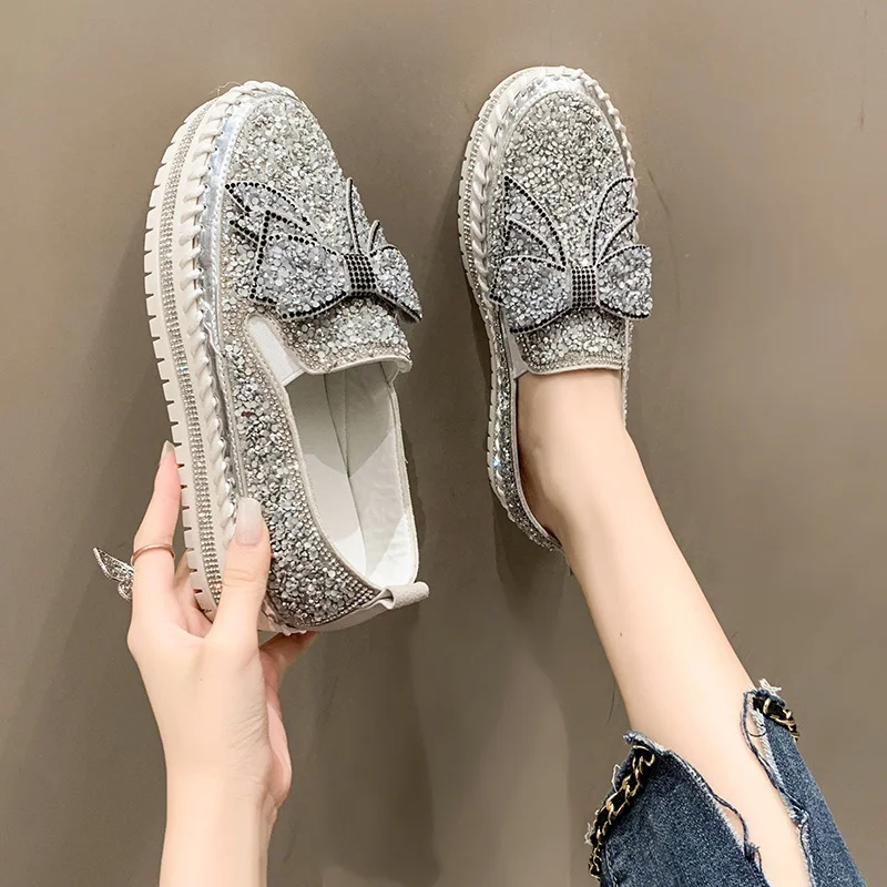 Yyvonne Drill Pine Cake Lefu Shoes Flat Soles Of Casual Shoes Spring And Autumn New Butterfly Gelits Single Shoes