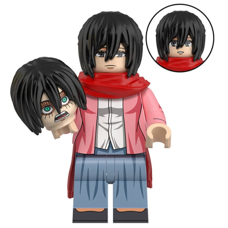 Mikasa Ackerman From Attack on Titan Custom Anime Minifigure Minifigure Bricks monstertoys