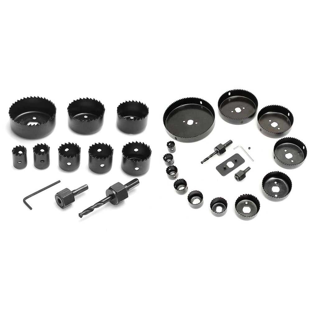 

11/16pcs Plastic Boxed Wood Metal Hole Saw Gypsum Board Drill Hole Opener, 11pc, 501 Original