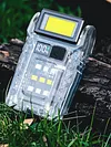 COB+SMD LED Camping Work Light Rechargeable Mini Flashlight Hat Clip Torch Light