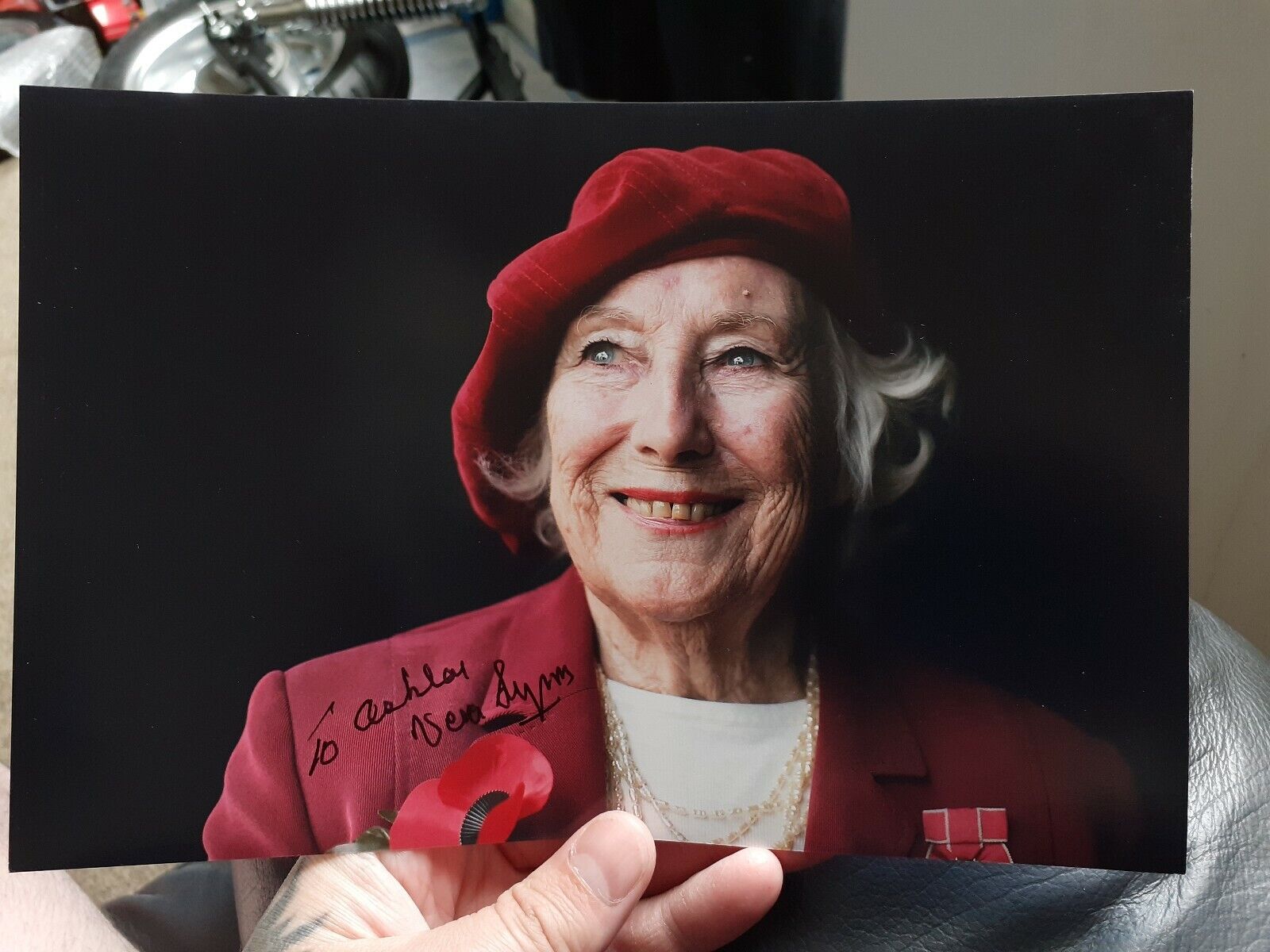 Vera Lynn Dedicated Signed Autographed 6x9 Picture