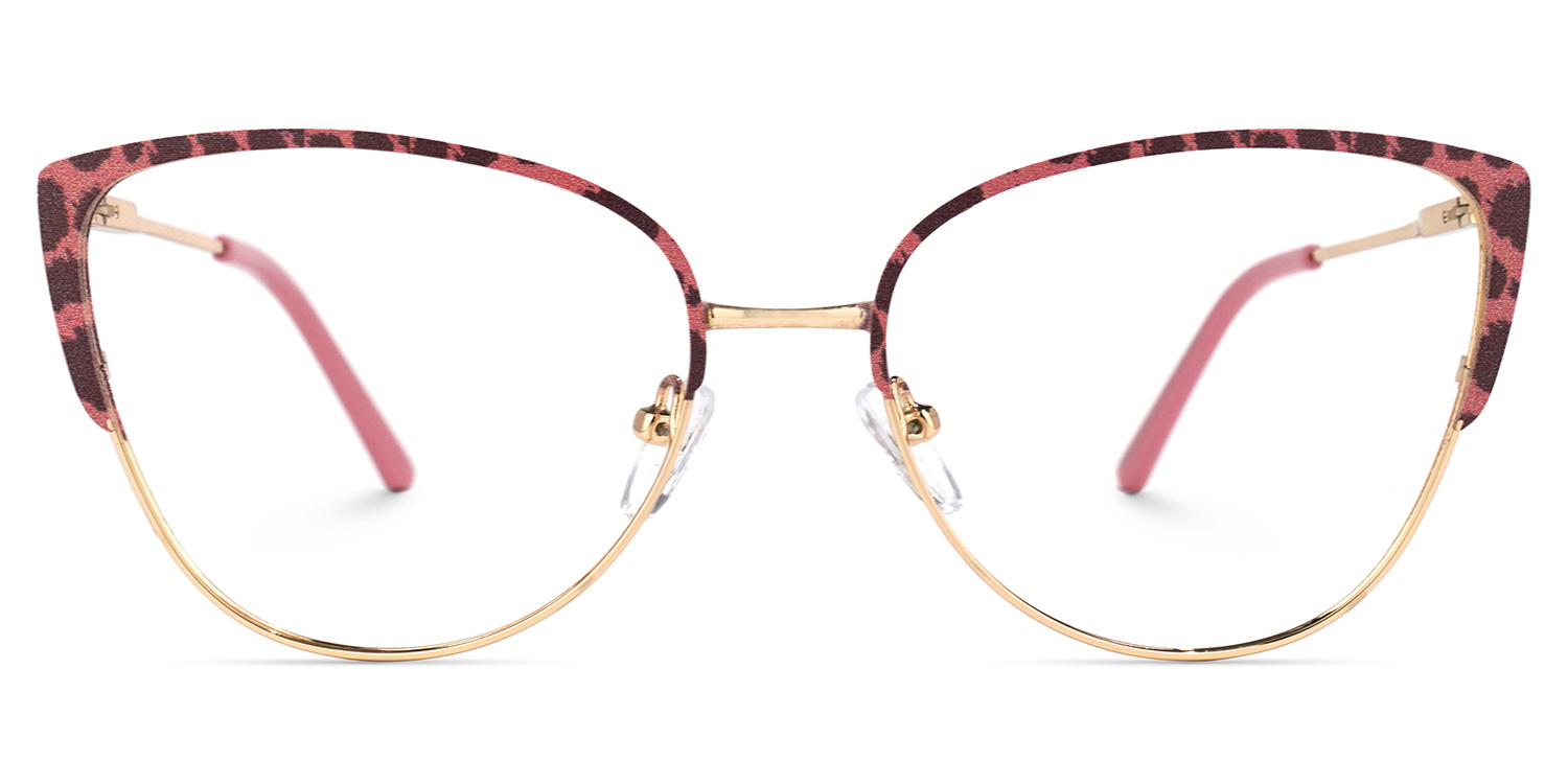 Tammie Rosa-Tortoise Cateye Brille Rosa-Tortoise