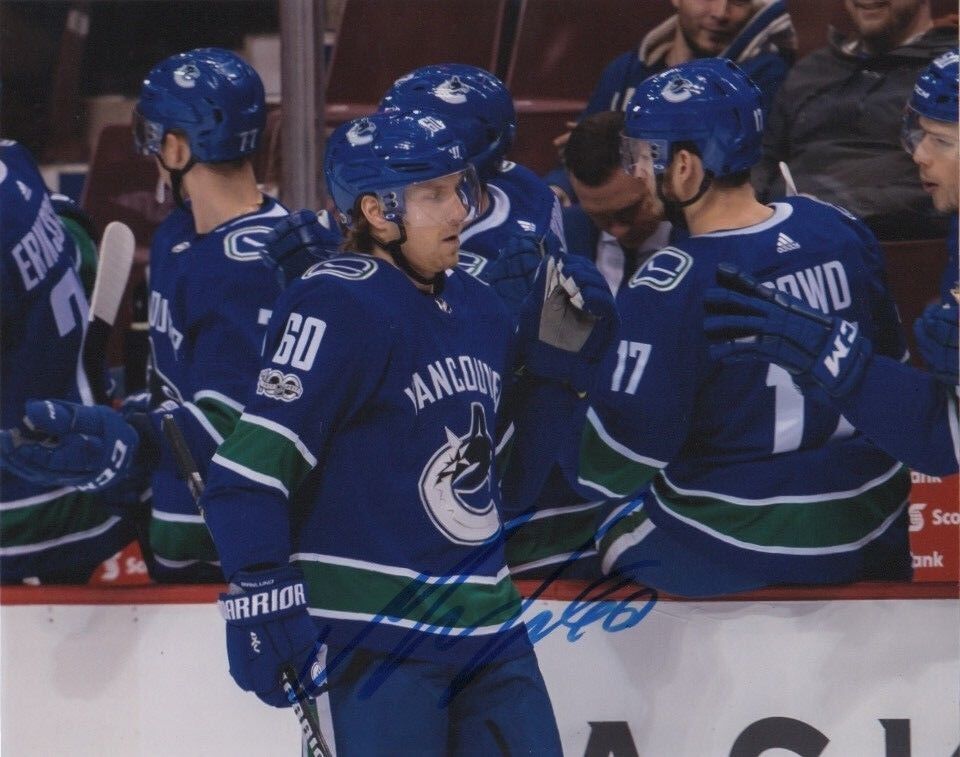 Vancouver Canucks Markus Granlund Autographed Signed 8x10 NHL Photo Poster painting COA G