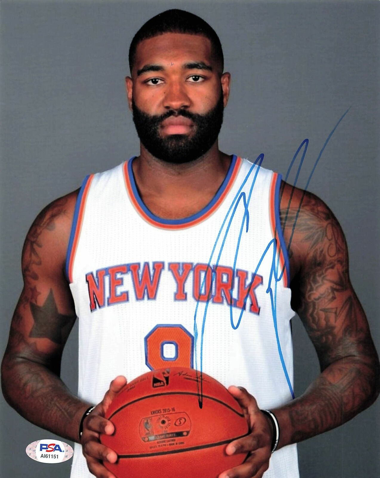 KYLE O'QUINN signed 8x10 Photo Poster painting PSA/DNA New York Knicks Autographed