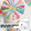 Crazy Fan Quilt Template Cutting Ruler Set - 3PCS (With Instructions)