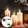 3.7V Flame LED PCB with Battery Box Realistic Flickering Effect Flame Lamp Wick