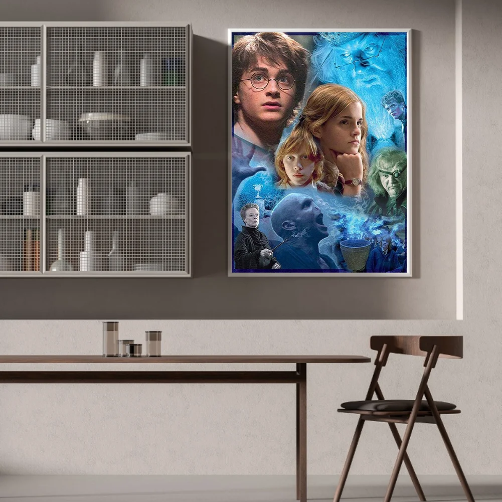 5D DIY Full Round Drill Diamond Painting Harry Potter Kit Home Decor Art Craft